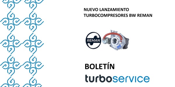 Nuevo lanzamiento de Turbocompresores BW Reman